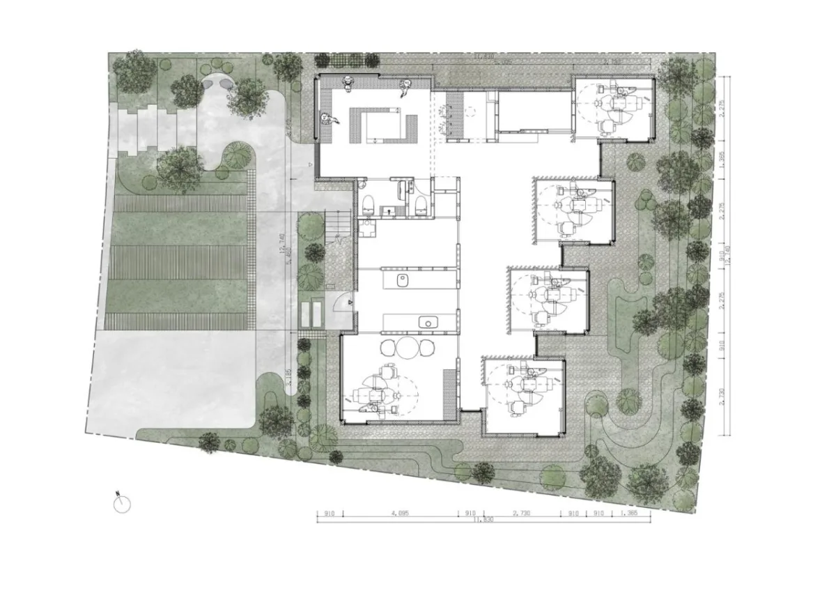 BIM建筑|森林中的牙医诊所 / YYA / Yusuke Yoshino Architects