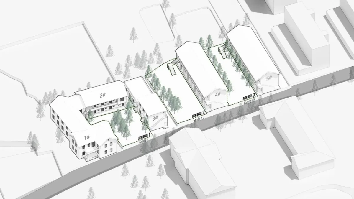 BIM建筑|龙游溪口镇乡村未来社区圃舍·溪口共享民宿 / 上海严旸建筑设计工作室