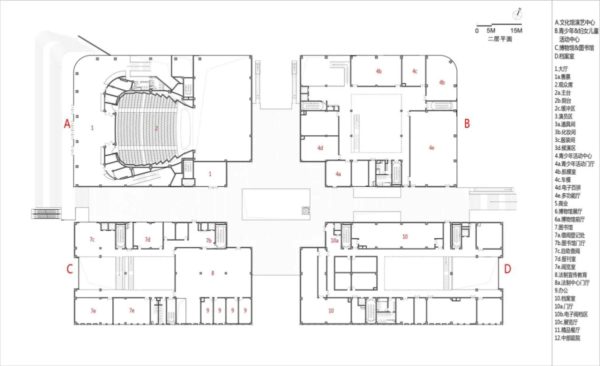 BIM建筑|响水文化艺术中心 / ATAH介景建筑