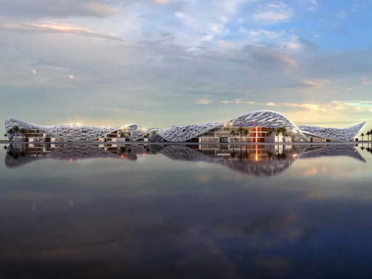 BIM建筑|迪拜将打造新科技区 Creekside，净零碳区 / URB