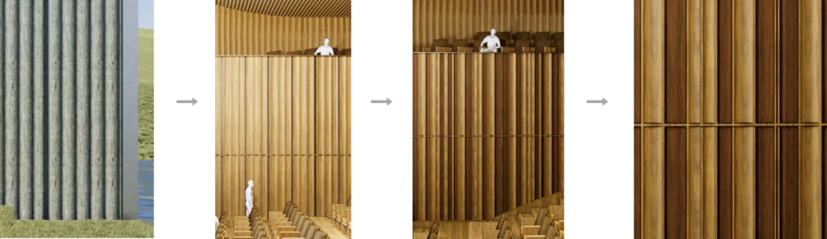 BIM建筑|雅达剧院：山林与舞台 / goa大象设计