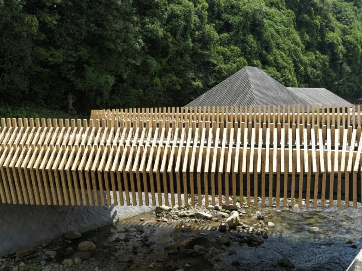 BIM建筑|传统木工技艺与现代计算科技相结合，久杉桥 / 隈研吾建筑都市设计事务所
