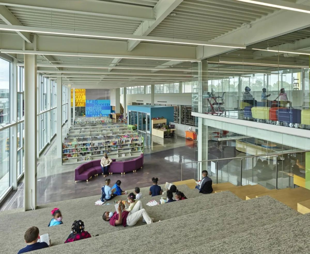 BIM建筑|派恩布拉夫总图书馆 / Polk Stanley Wilcox Architects