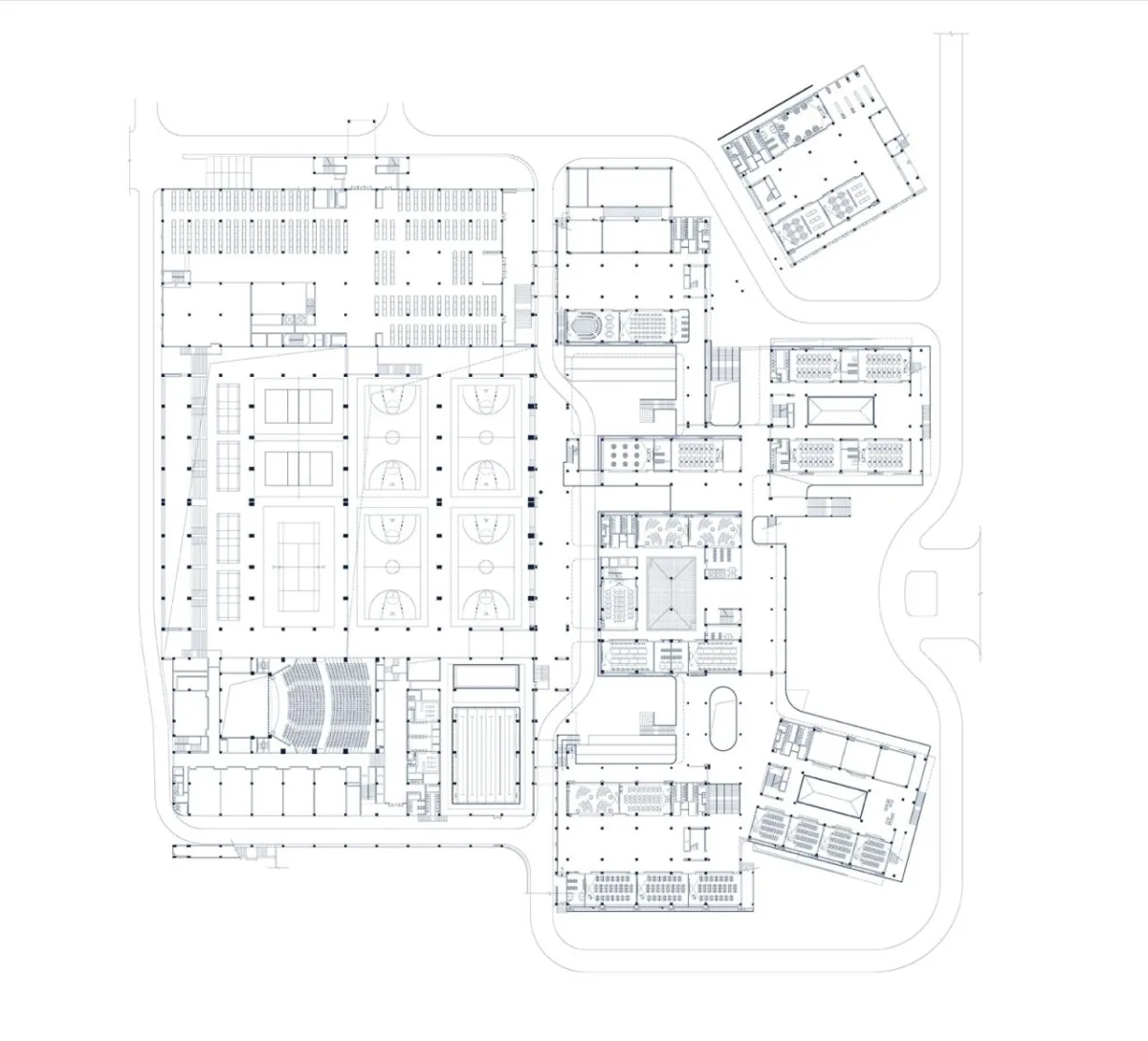 BIM建筑|台山市广旭实验学校 / 象外营造工作室