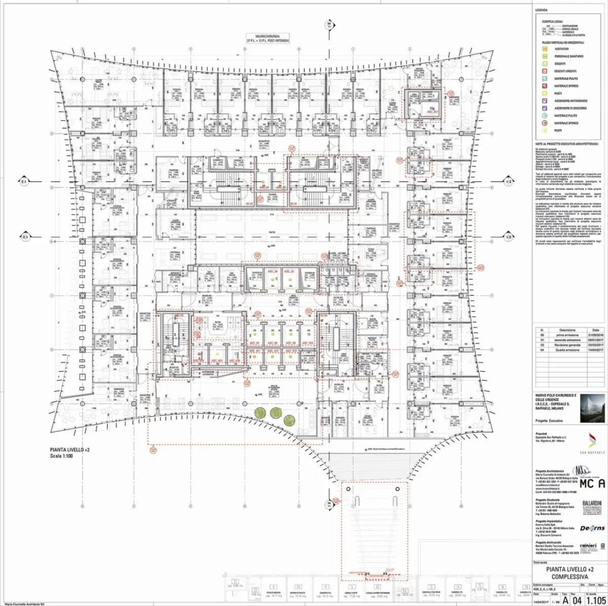 BIM建筑|会吸霾的医院：米兰圣拉斐尔医院新外科和急救中心 / MCA建筑事务所