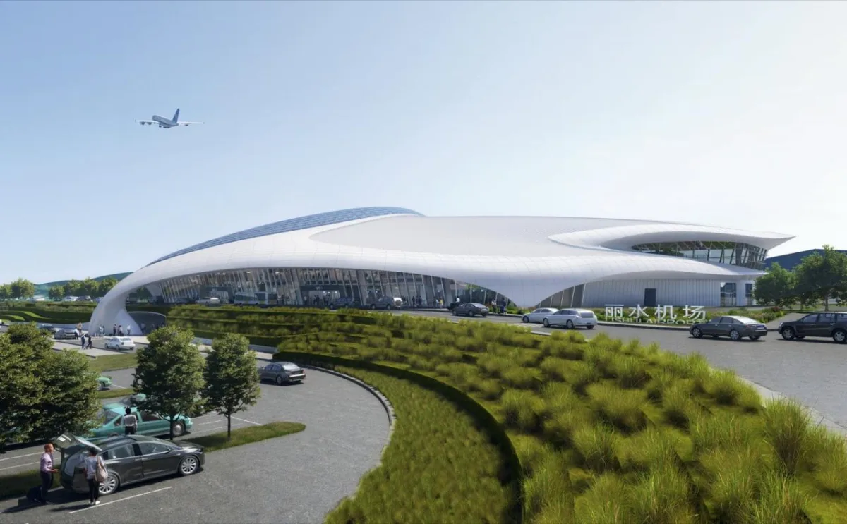 BIM建筑|“山中飞鸟”：浙江丽水机场设计 / 马岩松MAD