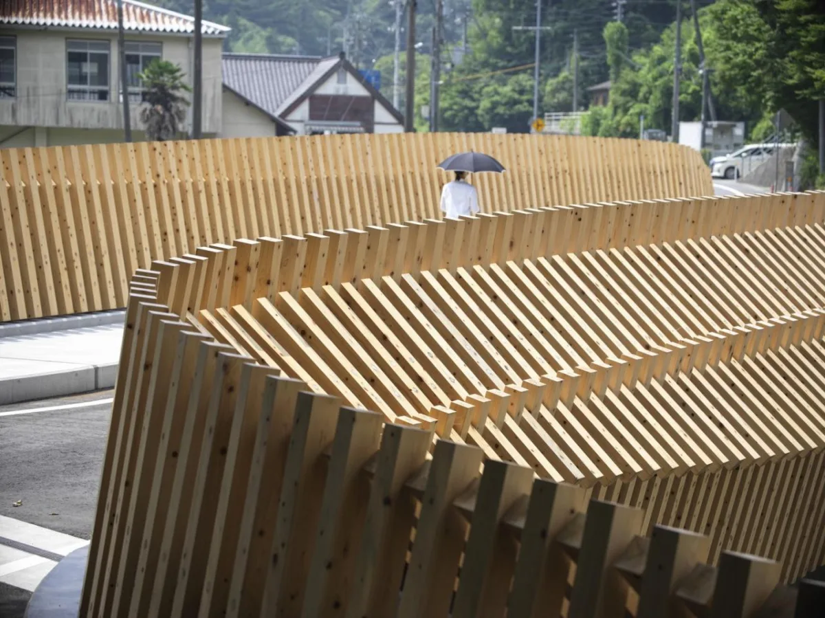 BIM建筑|传统木工技艺与现代计算科技相结合，久杉桥 / 隈研吾建筑都市设计事务所
