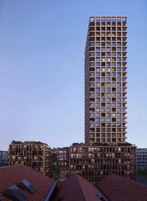 BIM建筑|施密特-哈默-拉森设计世界上最高木结构建筑