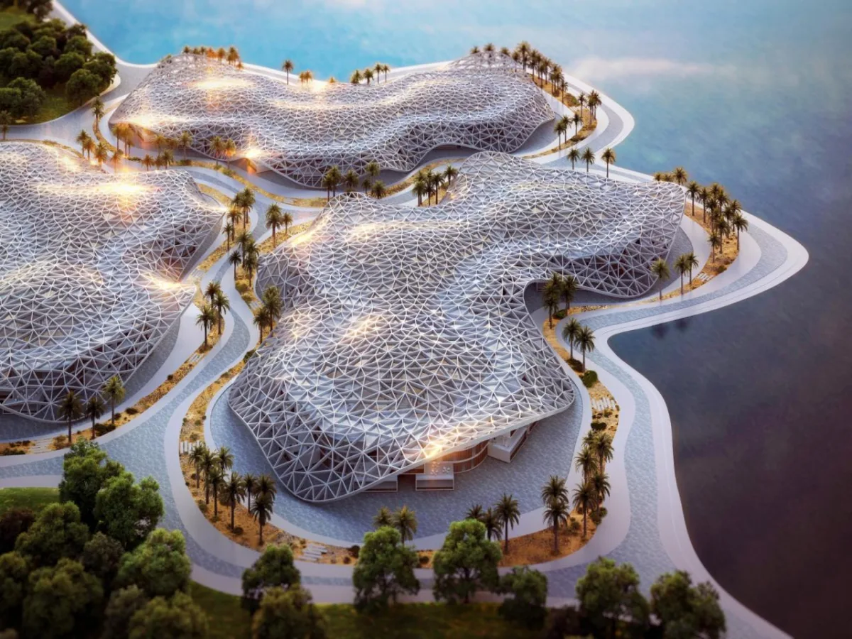 BIM建筑|迪拜将打造新科技区 Creekside，净零碳区 / URB
