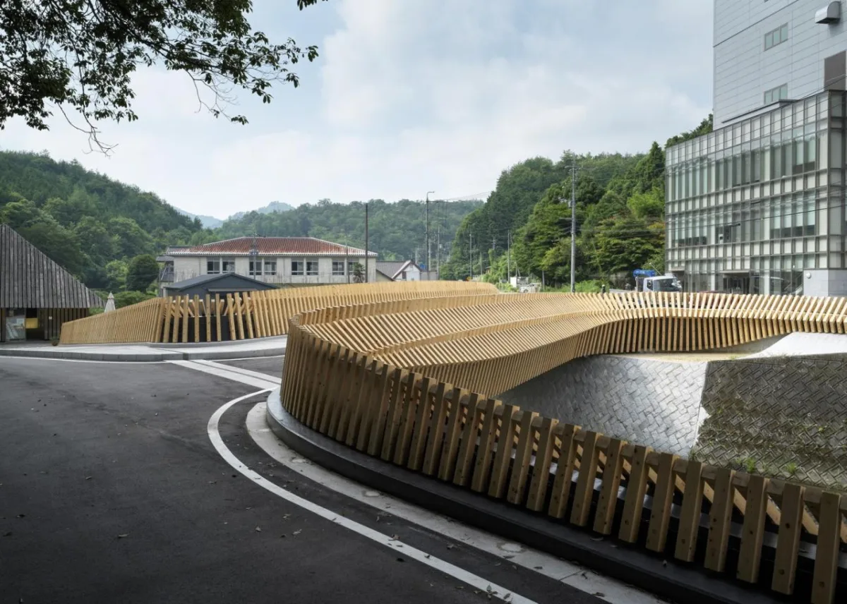 BIM建筑|传统木工技艺与现代计算科技相结合，久杉桥 / 隈研吾建筑都市设计事务所