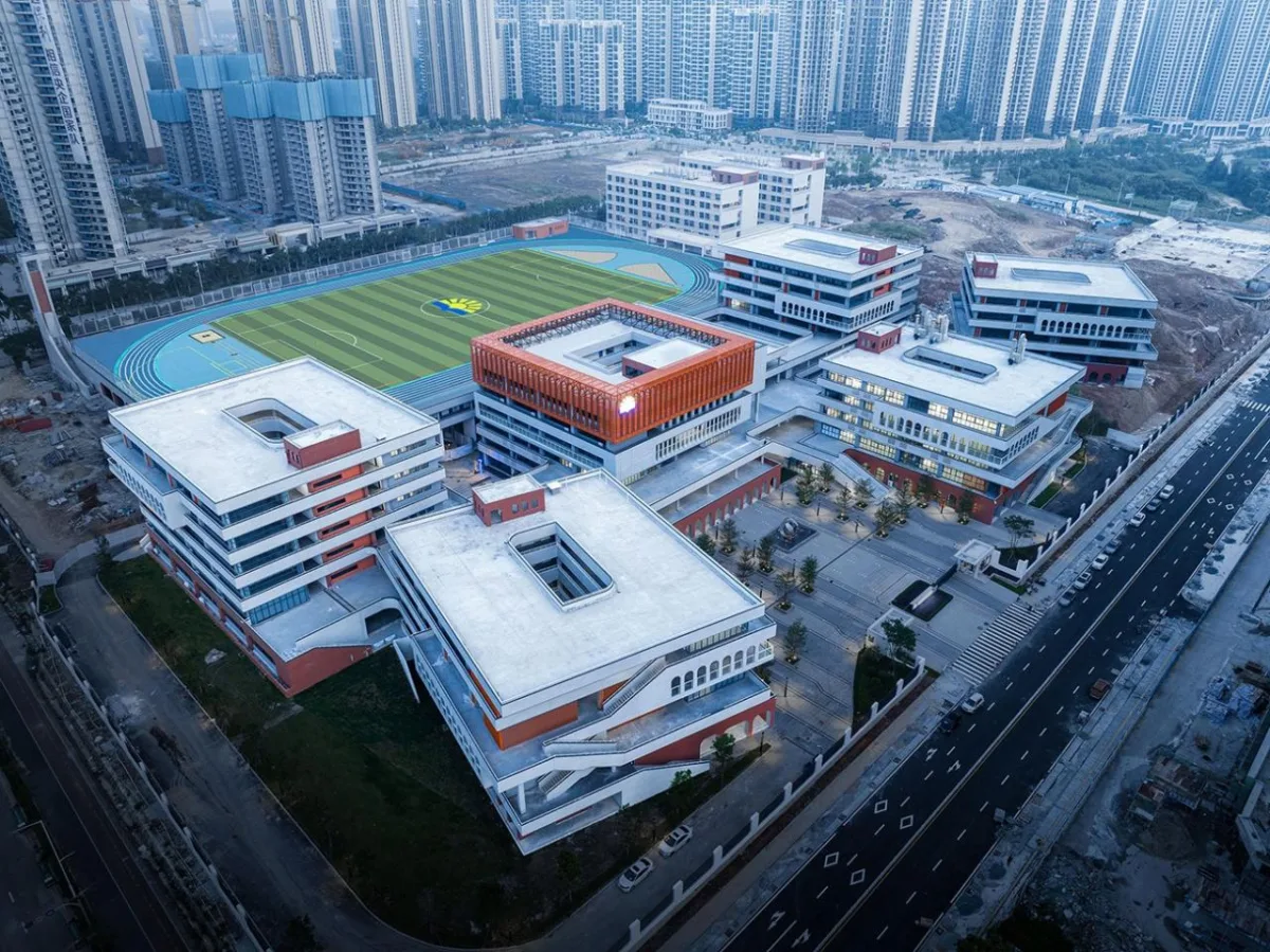 BIM建筑|台山市广旭实验学校 / 象外营造工作室