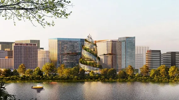BIM建筑|螺旋形亚马逊总部开工建设