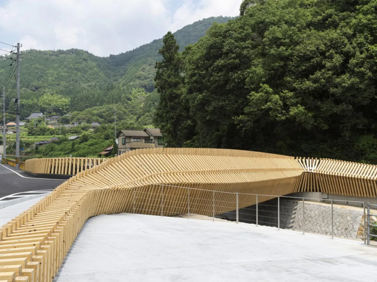 BIM建筑|传统木工技艺与现代计算科技相结合，久杉桥 / 隈研吾建筑都市设计事务所
