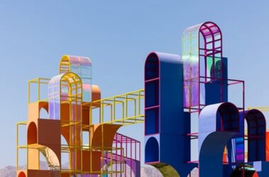 BIM建筑|科切拉出现超现实的钢结构游乐场-BIM建筑网