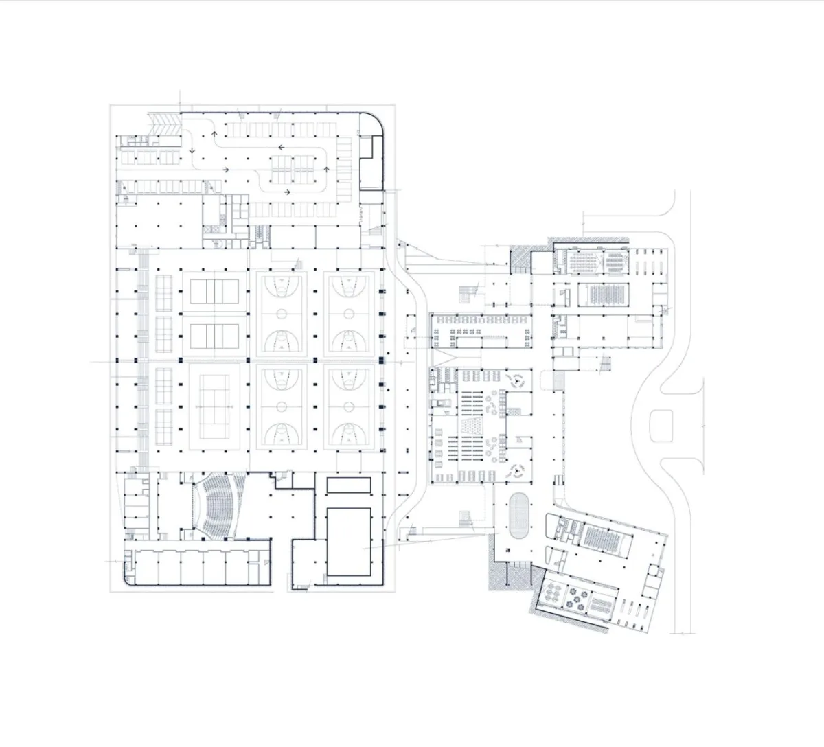 BIM建筑|台山市广旭实验学校 / 象外营造工作室