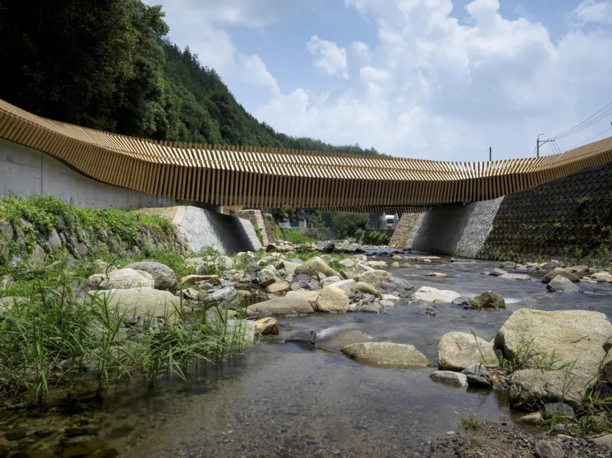 BIM建筑|传统木工技艺与现代计算科技相结合，久杉桥 / 隈研吾建筑都市设计事务所