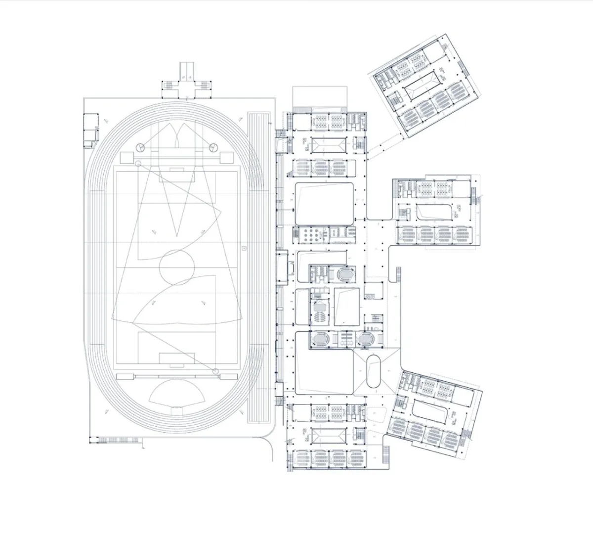 BIM建筑|台山市广旭实验学校 / 象外营造工作室
