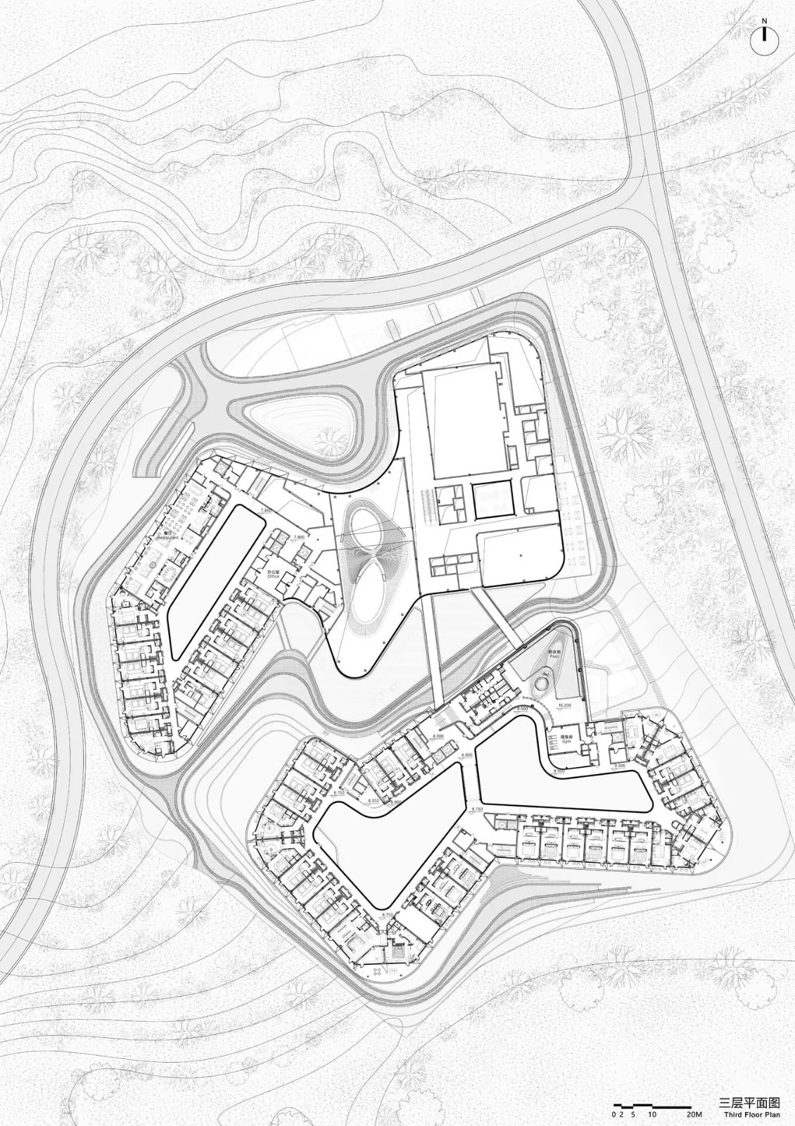 BIM建筑|南京丽笙酒店 / 上海创盟国际建筑设计
