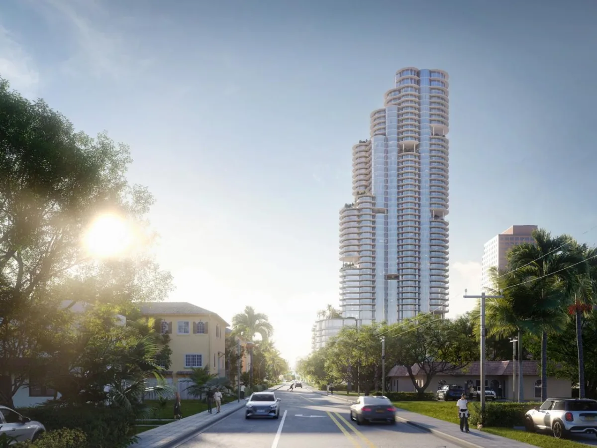 BIM建筑|堆叠圆柱，南佛罗里达综合塔楼方案 / ODA