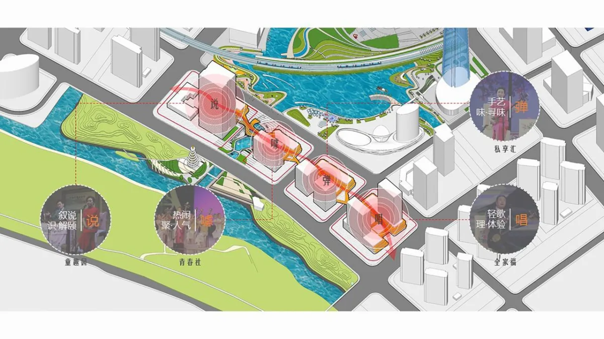 BIM建筑|Moc芯光里·苏州高铁新城复合商业街区 / 简和建筑