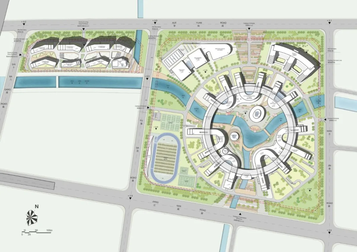 BIM建筑|西交利物浦大学太仓校区 / HPP Architects