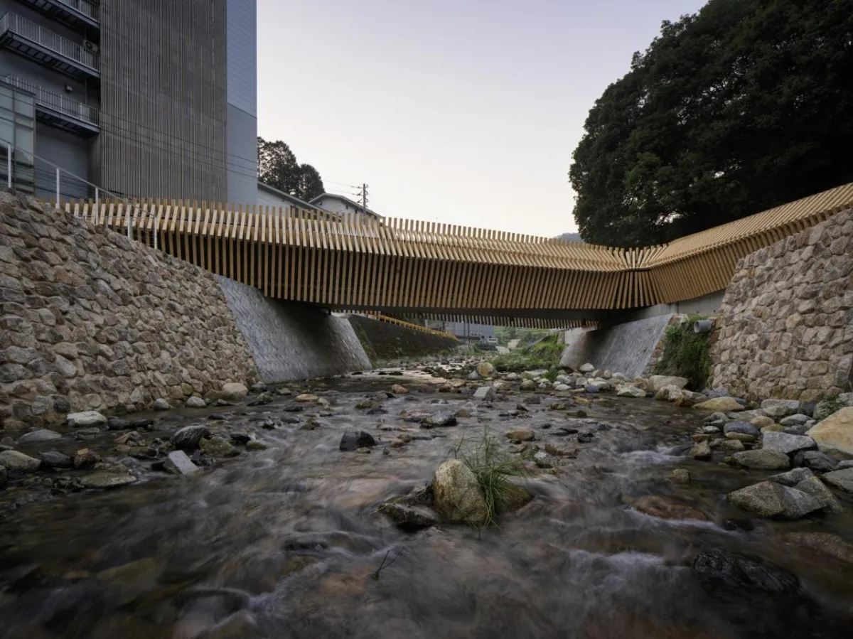 BIM建筑|传统木工技艺与现代计算科技相结合，久杉桥 / 隈研吾建筑都市设计事务所
