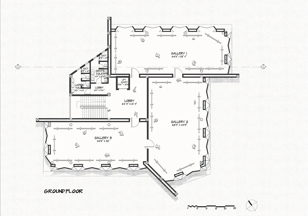 BIM建筑|Manshakti Mindgym 博物馆 / Design Workshop