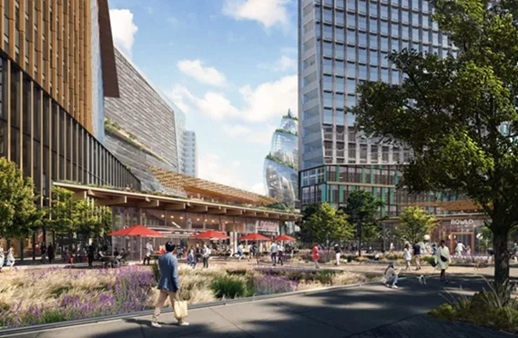 BIM建筑|螺旋形亚马逊总部开工建设
