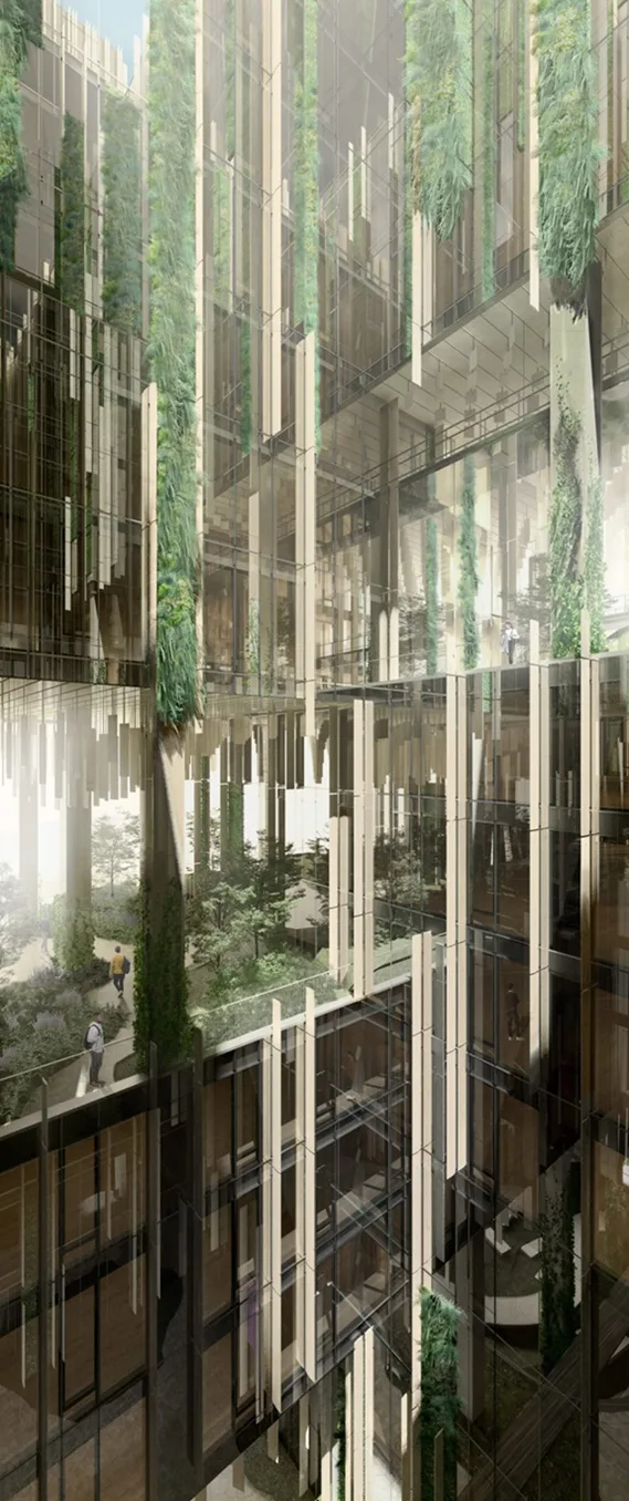 BIM建筑|隈研吾设计硅谷“绿肺”建筑