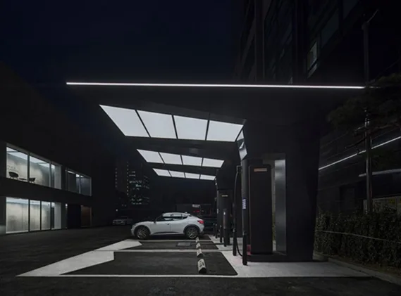 BIM建筑|摩弗西斯为捷尼赛思设计电动汽车充电站