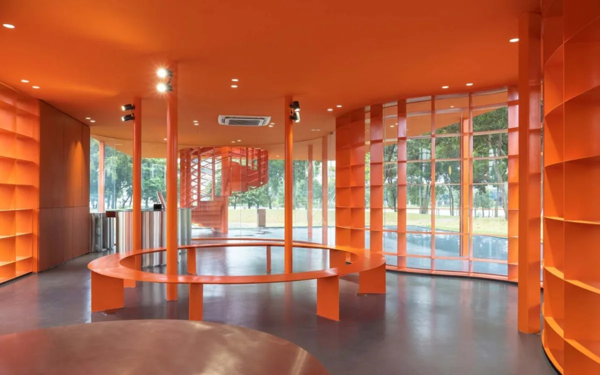 BIM建筑|深圳坪山中心公园大草坪城市书房 / 厘米制造