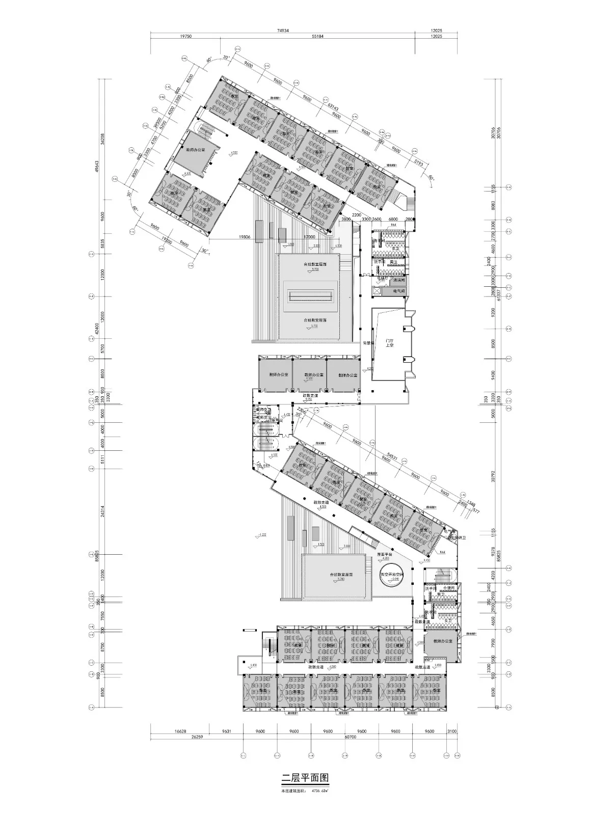 BIM建筑|行山乐水书自华：长江艺术工程职业学院3#教学实训楼 / 湖北建艺风工程设计有限公司