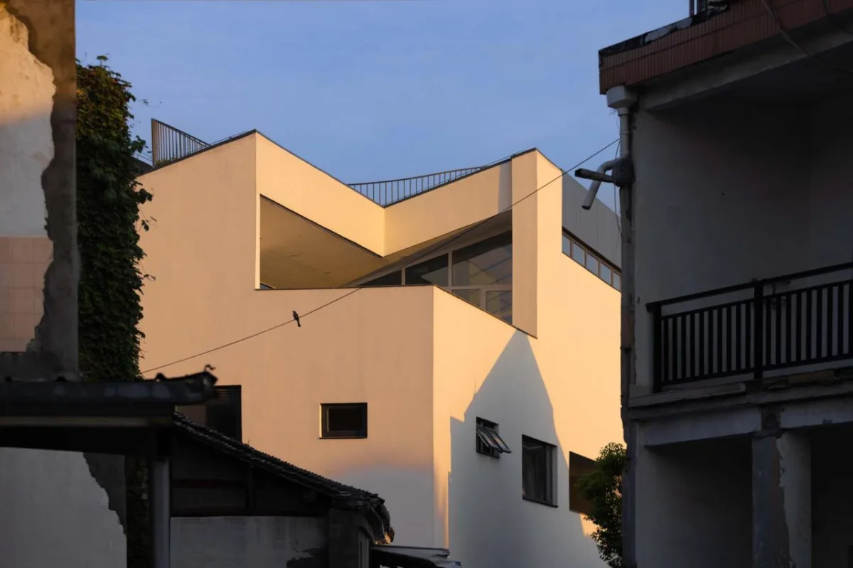 BIM建筑|八坼学镇会客厅 / 得当设计