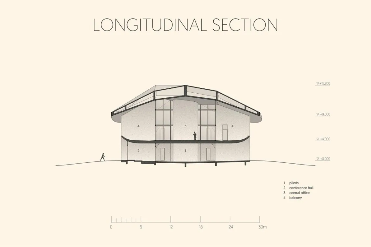 BIM建筑|‘帽子’屋，万花筒办公室与住宅 / Inrestudio，Kosuke Nishijima