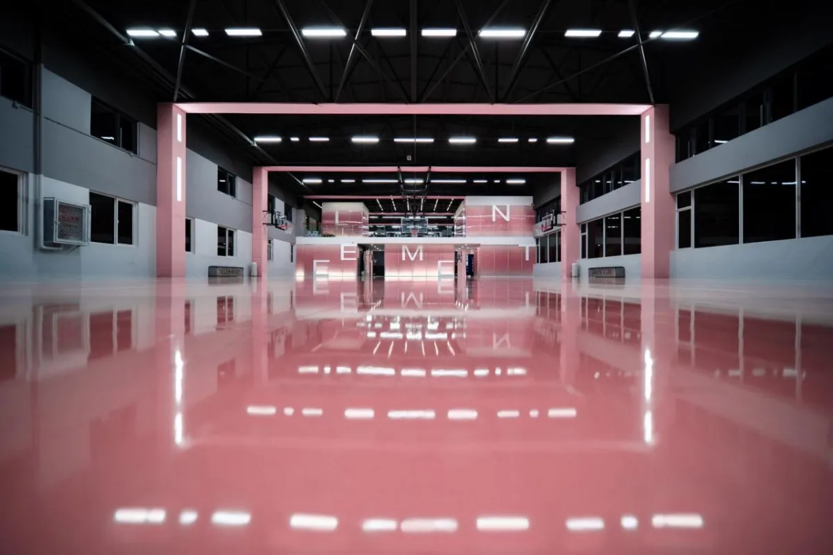 BIM建筑|少女心篮球馆：元素体育篮球馆橄榄树店 ，昆明 / 平介设计