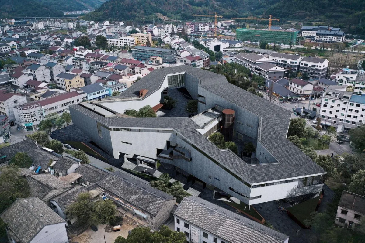 BIM建筑|浙江丽水古堰画乡艺术中心破土动工 / 孟凡浩-line+建筑事务所