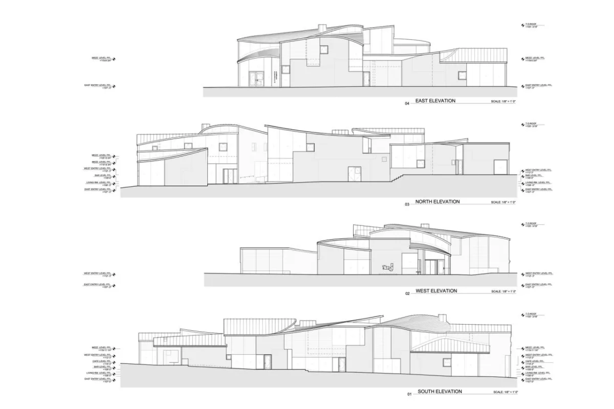 BIM建筑|普林斯顿高等研究院鲁宾斯坦公共活动室 / 斯蒂文·霍尔建筑事务所