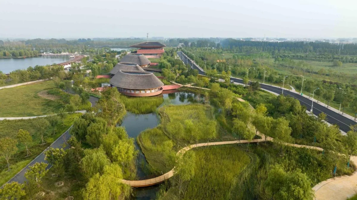 BIM建筑|雄安白洋淀水岸公园 / TLS景观设计事务所