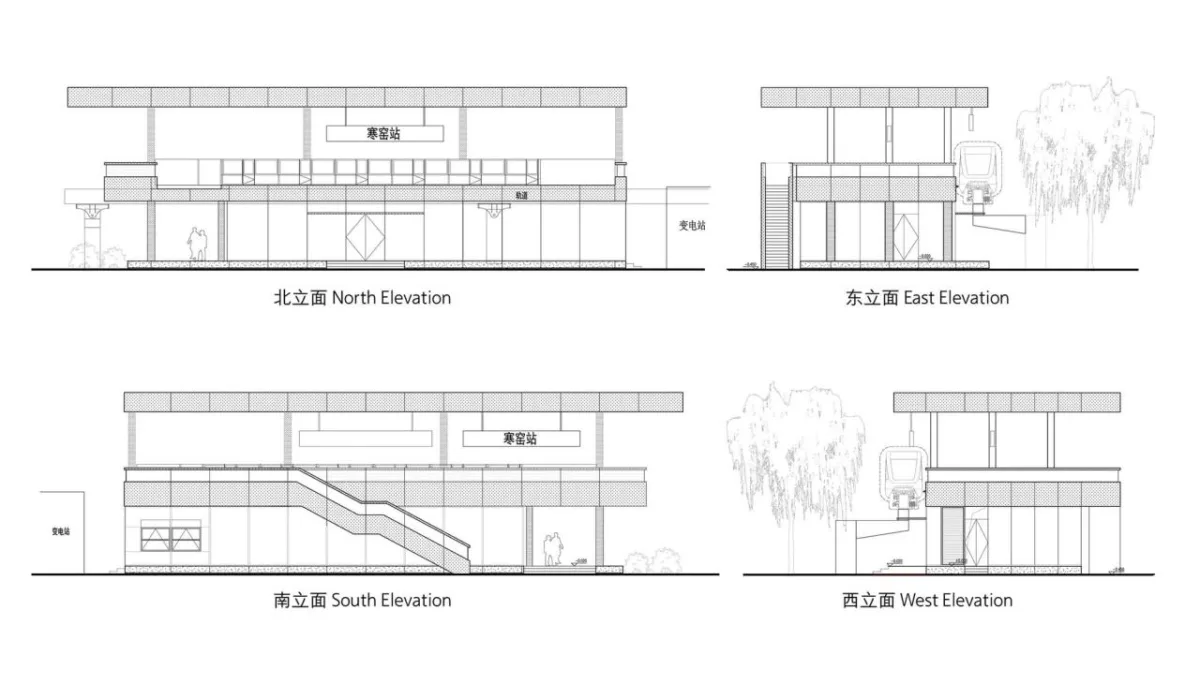 BIM建筑|曲江旅游观光轻轨站点改造提升 / 上海秉仁建筑师事务所
