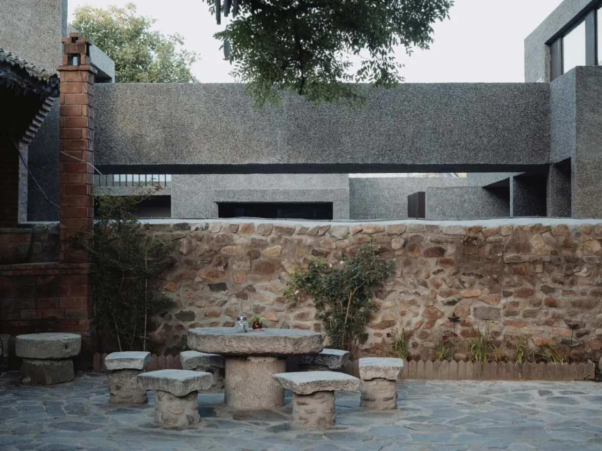 BIM建筑|一山间慢院：长城下的桥 / 叙事空间建筑事务所