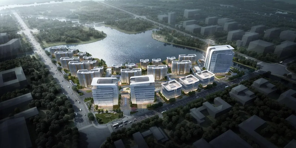 BIM建筑|长三角科大亨芯研究院：在长三角“原点”打造江南水乡式特色产业园 / 三益建筑