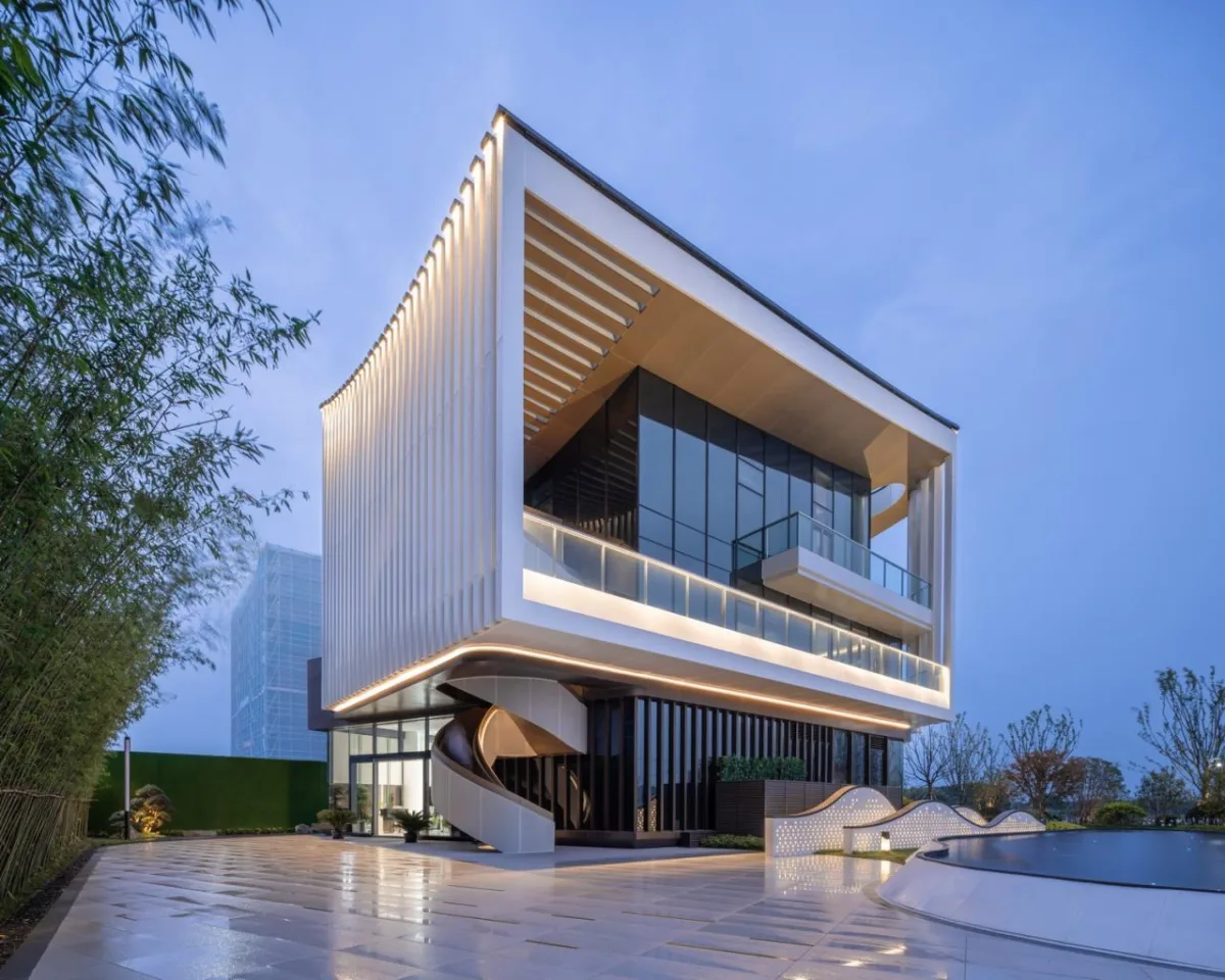 BIM建筑|长三角科大亨芯研究院：在长三角“原点”打造江南水乡式特色产业园 / 三益建筑