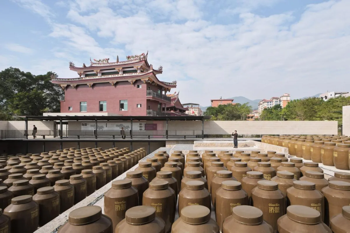 BIM建筑|永春侨新红粬醋观光工厂 / 渤岳建筑设计