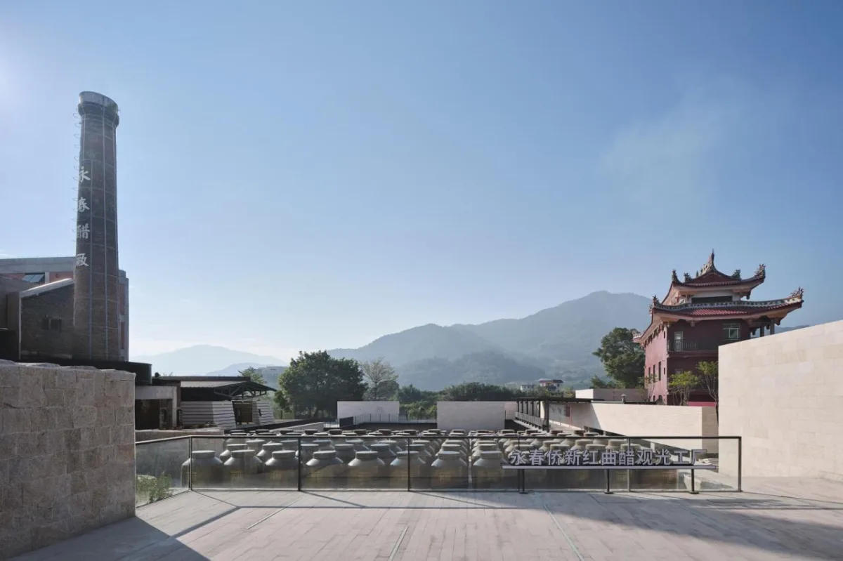 BIM建筑|永春侨新红粬醋观光工厂 / 渤岳建筑设计