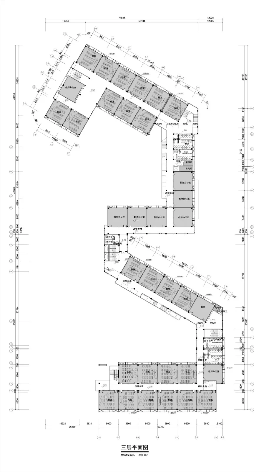 BIM建筑|行山乐水书自华：长江艺术工程职业学院3#教学实训楼 / 湖北建艺风工程设计有限公司