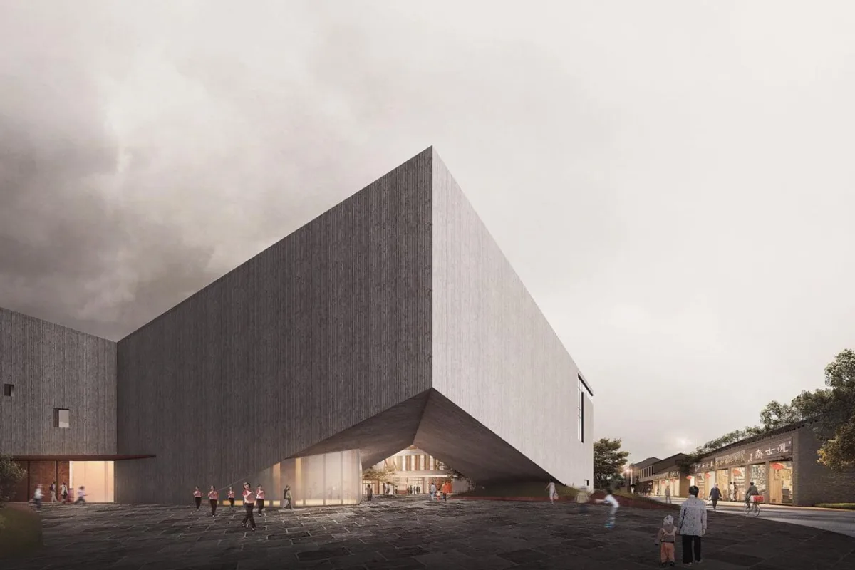 BIM建筑|浙江丽水古堰画乡艺术中心破土动工 / 孟凡浩-line+建筑事务所