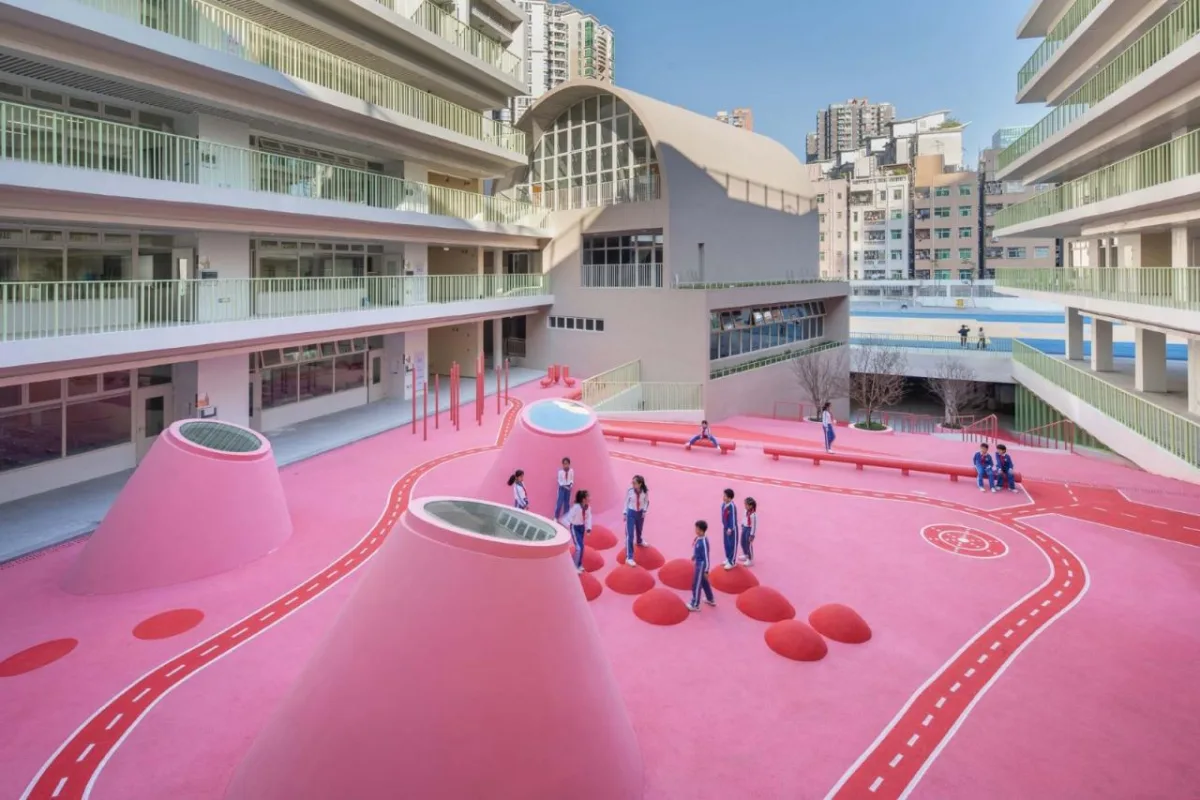 BIM建筑|深圳福田新沙小学 / 一十一建筑