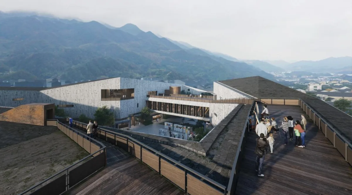 BIM建筑|浙江丽水古堰画乡艺术中心破土动工 / 孟凡浩-line+建筑事务所