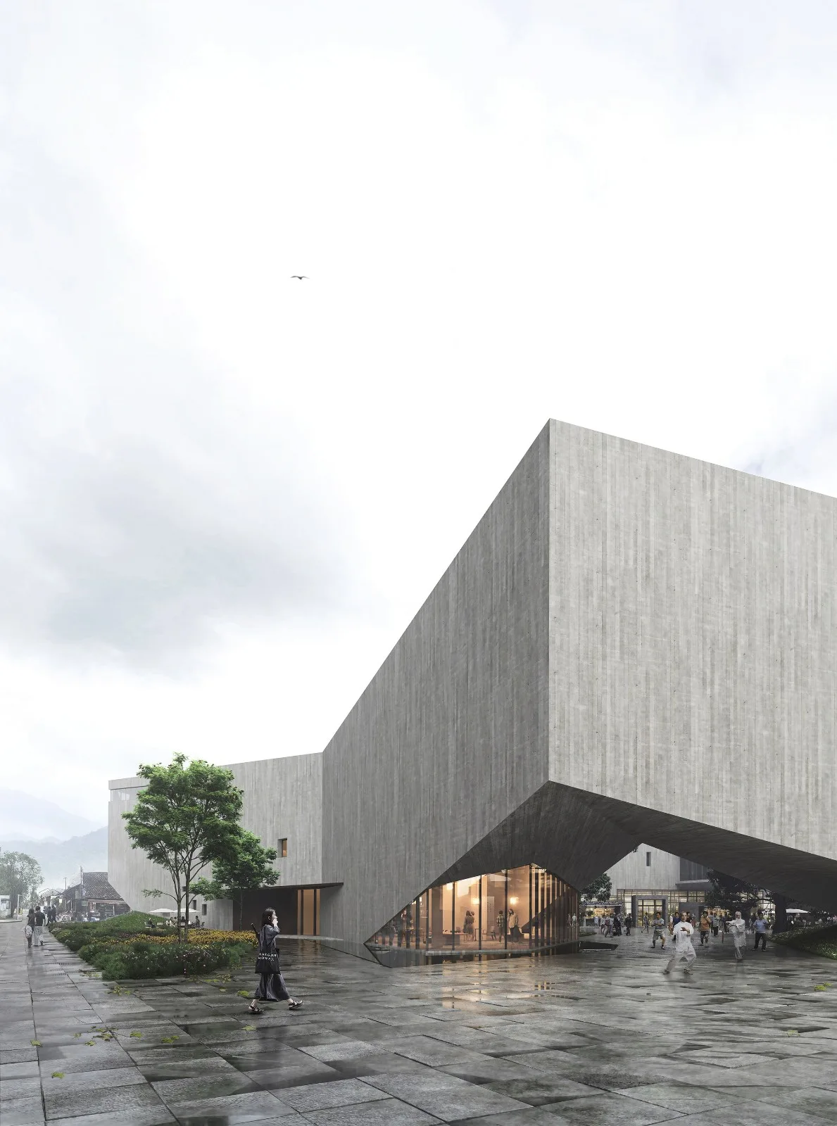 BIM建筑|浙江丽水古堰画乡艺术中心破土动工 / 孟凡浩-line+建筑事务所
