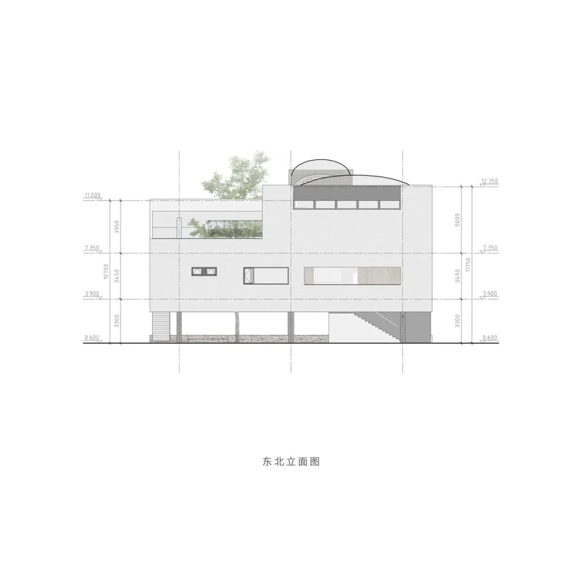 BIM建筑|八坼学镇会客厅 / 得当设计